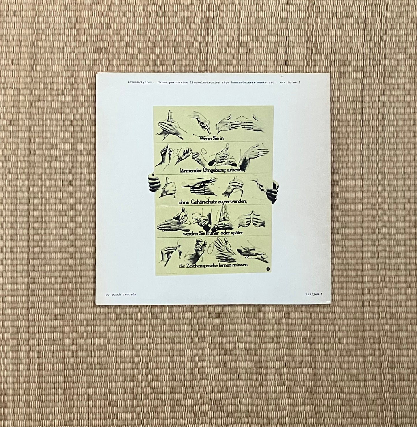 lovens / lytton - was it me?