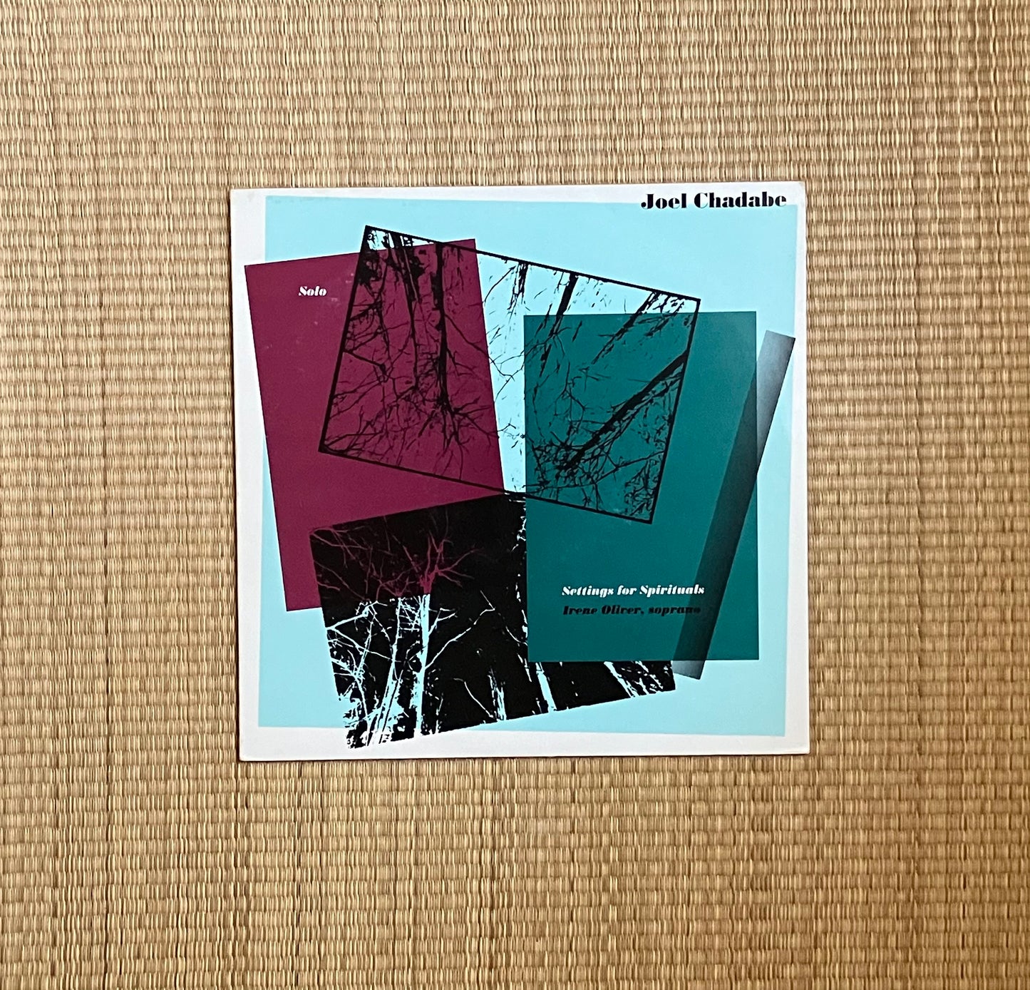joel chadabe, irene oliver - settings for spirituals / solo