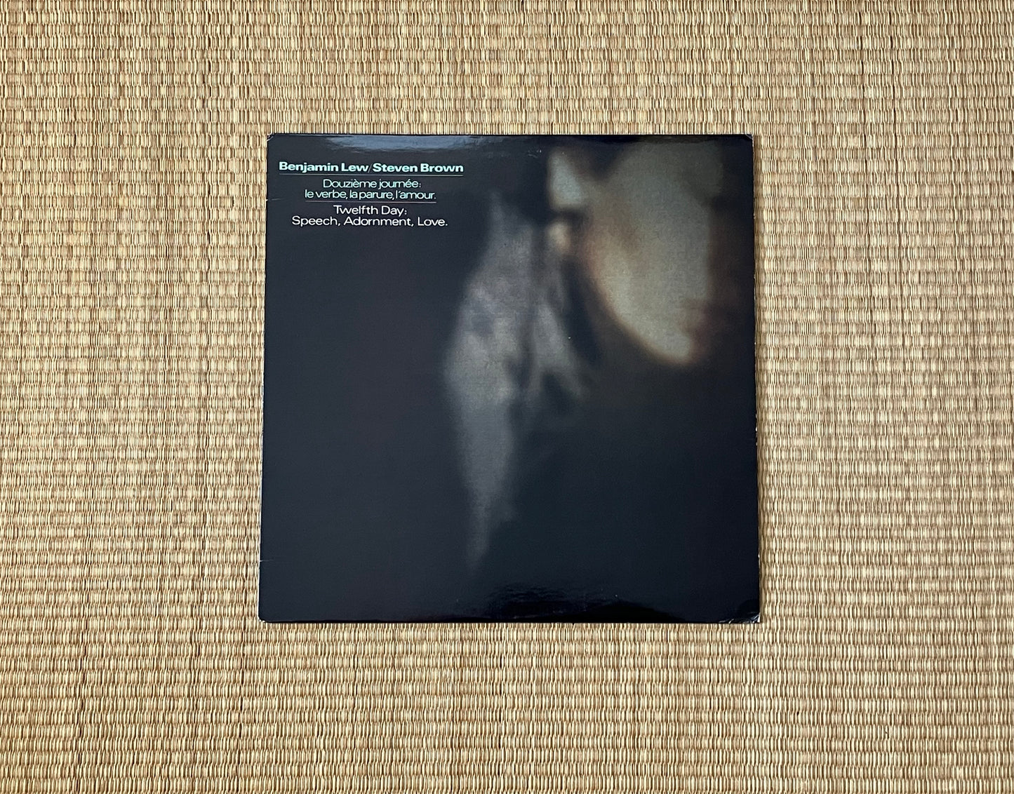 benjamin lew / steven brown - douzième journée: le verbe, la parure, l'amour. = twelfth day: speech, adornment, love.