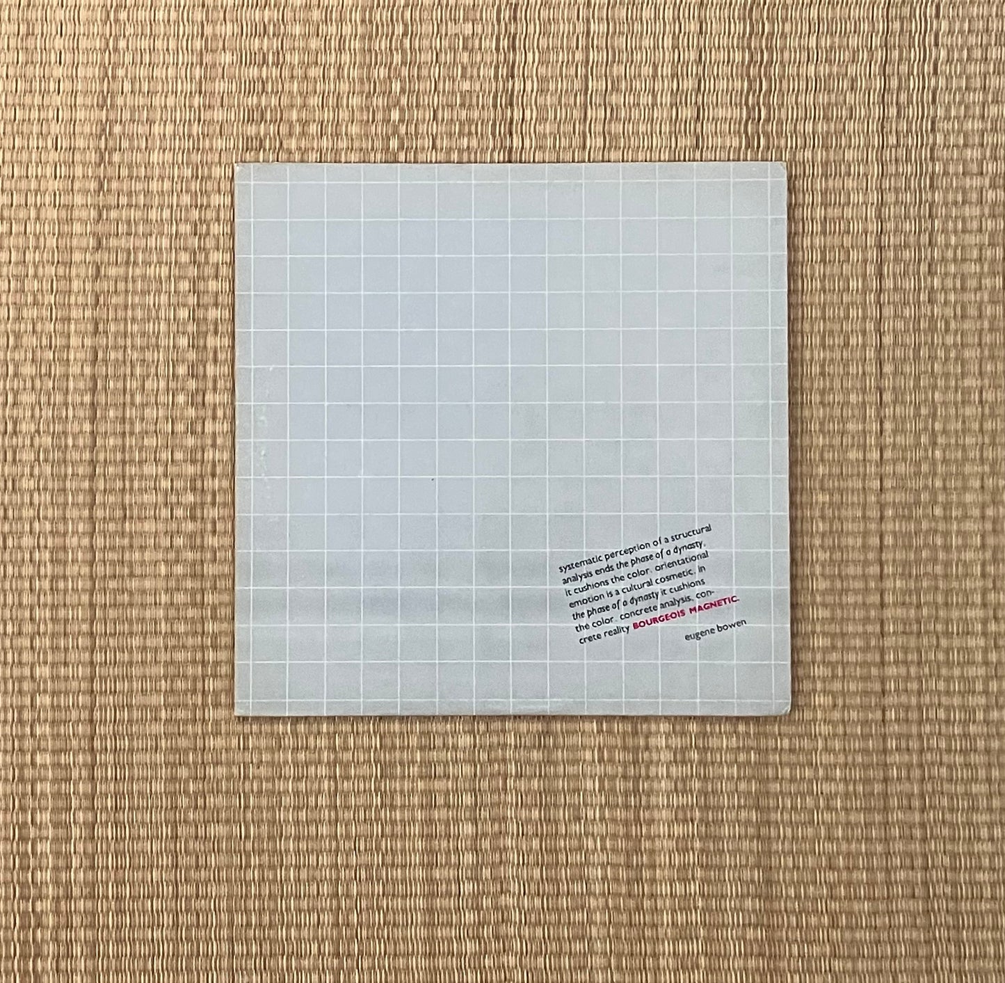 eugene bowen - bourgeois magnetic