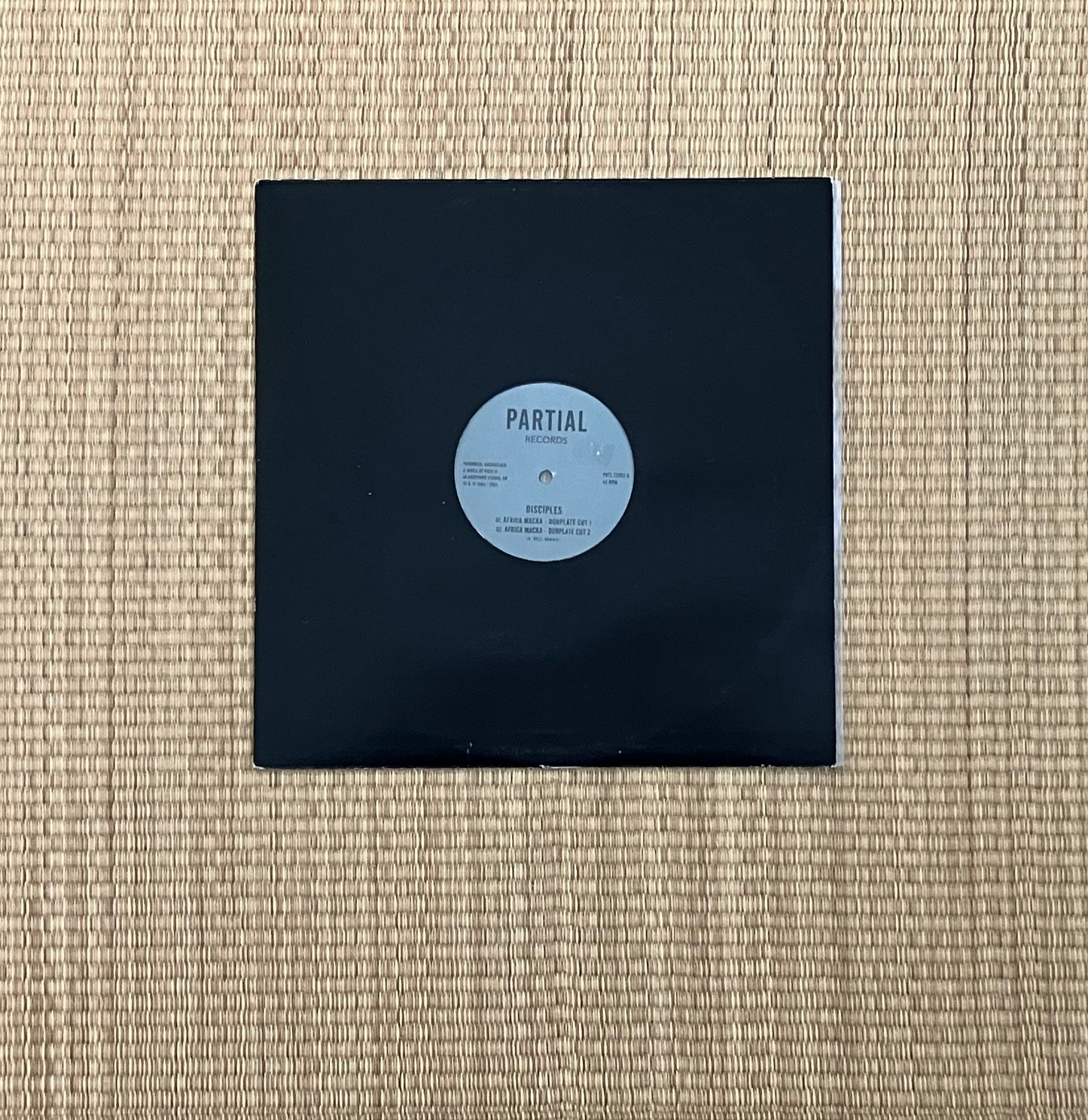 disciples - african macka - dubplate cut / exodus - dubplate cut