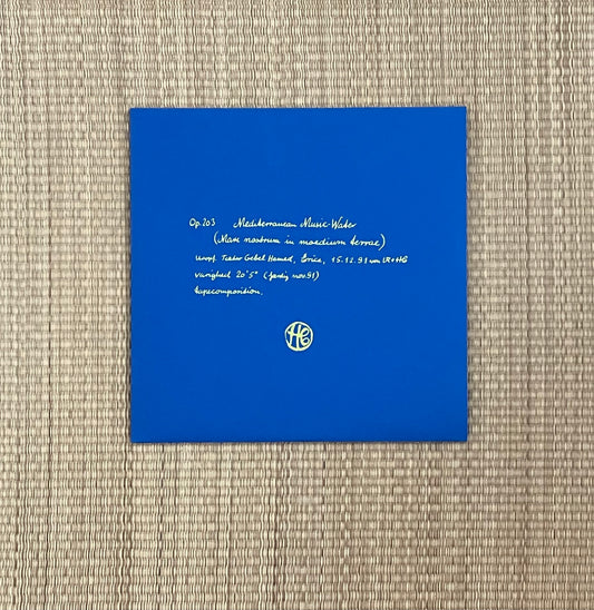 henning christiansen - mediterranean music-water